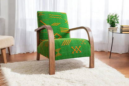 Moroccan Kilim Chair - Berber Symbols