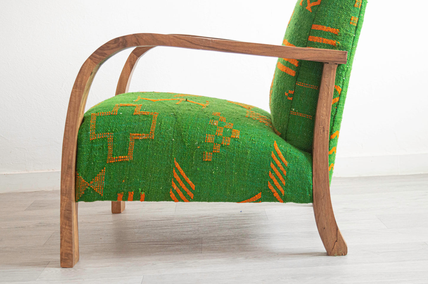 Moroccan Kilim Chair - Berber Symbols