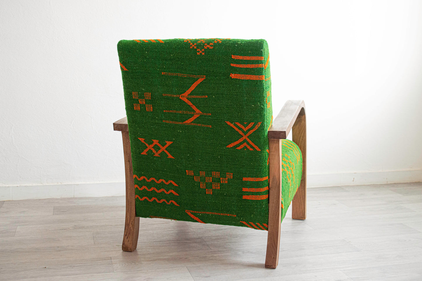 Moroccan Kilim Chair - Berber Symbols