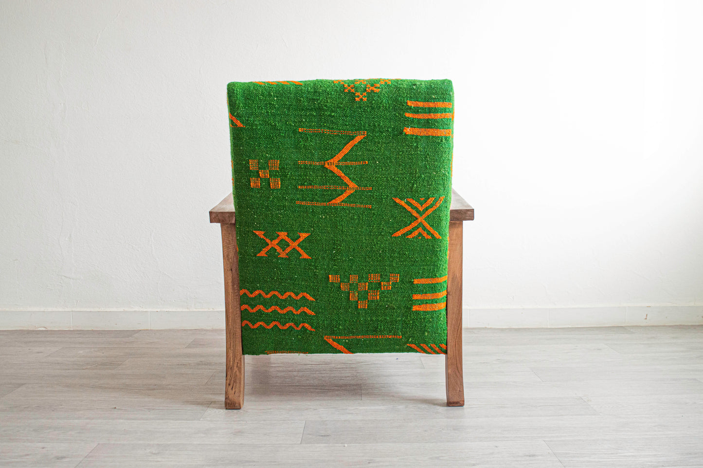 Moroccan Kilim Chair - Berber Symbols