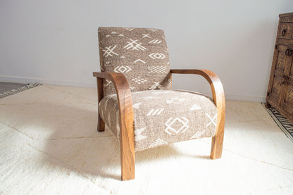 Mid century Chair - Berber Symbols