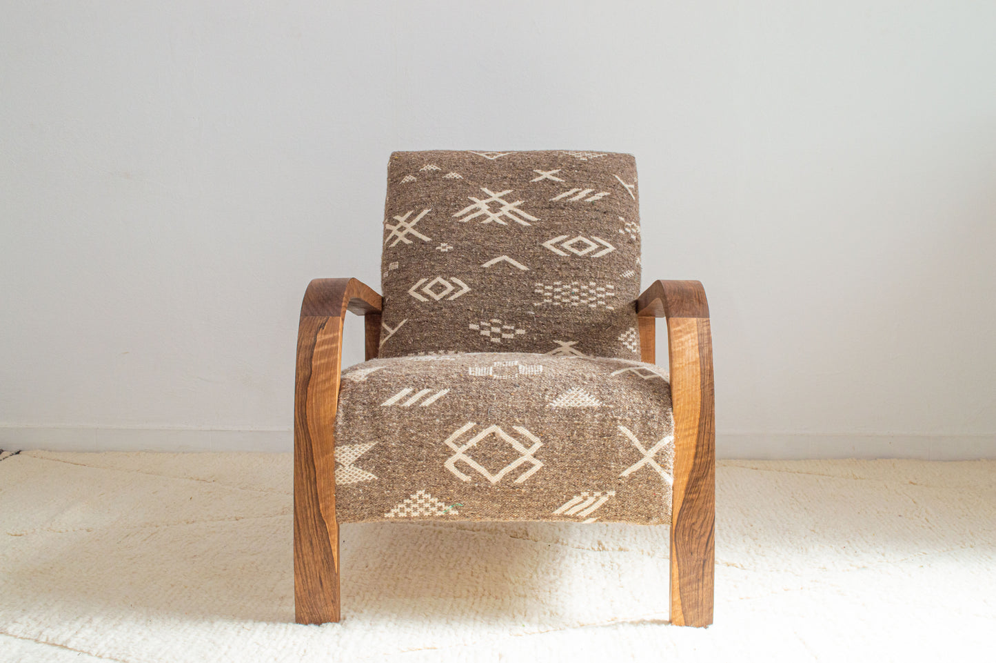 Mid century Chair - Berber Symbols