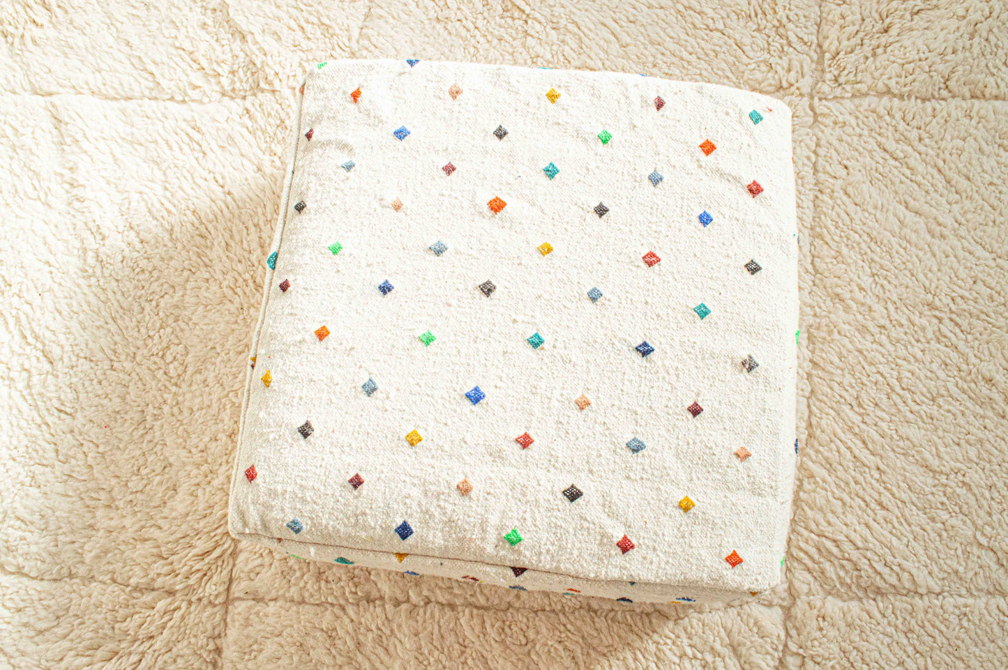 Moroccan Kilim Pouf