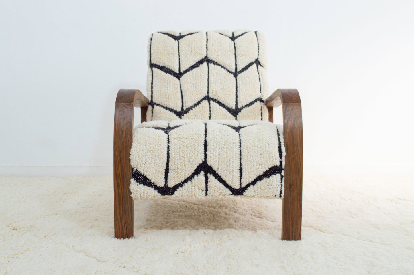 Mid Century Chair - White